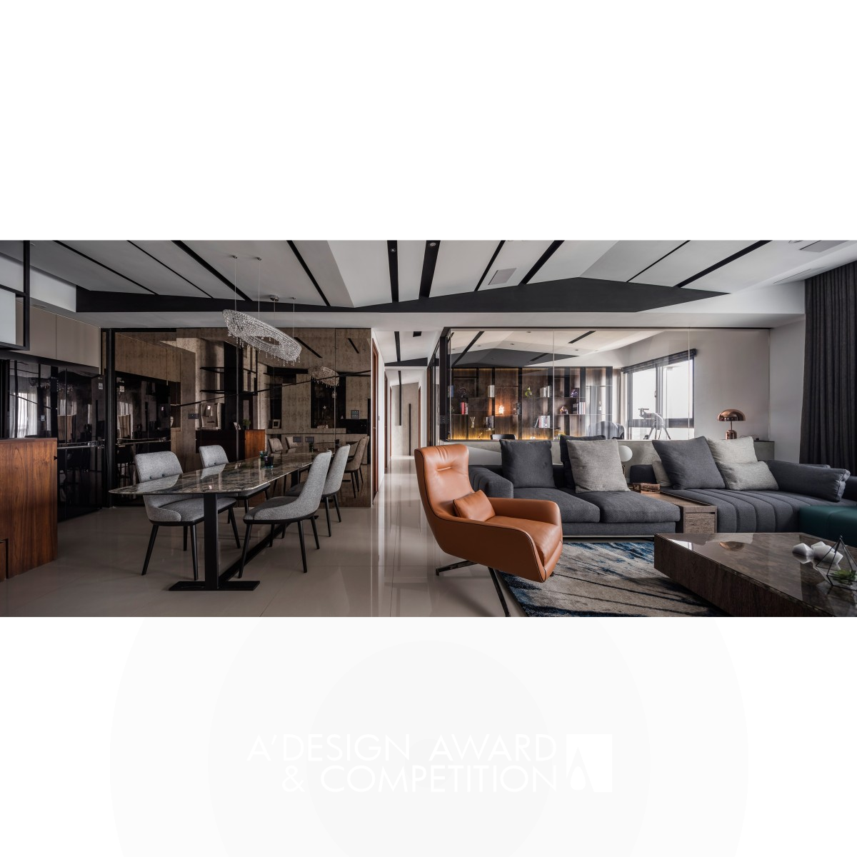 Milky Way Living Space Residential Interior by Yu Ming Chang Iron Interior Space and Exhibition Design Award Winner 2019 