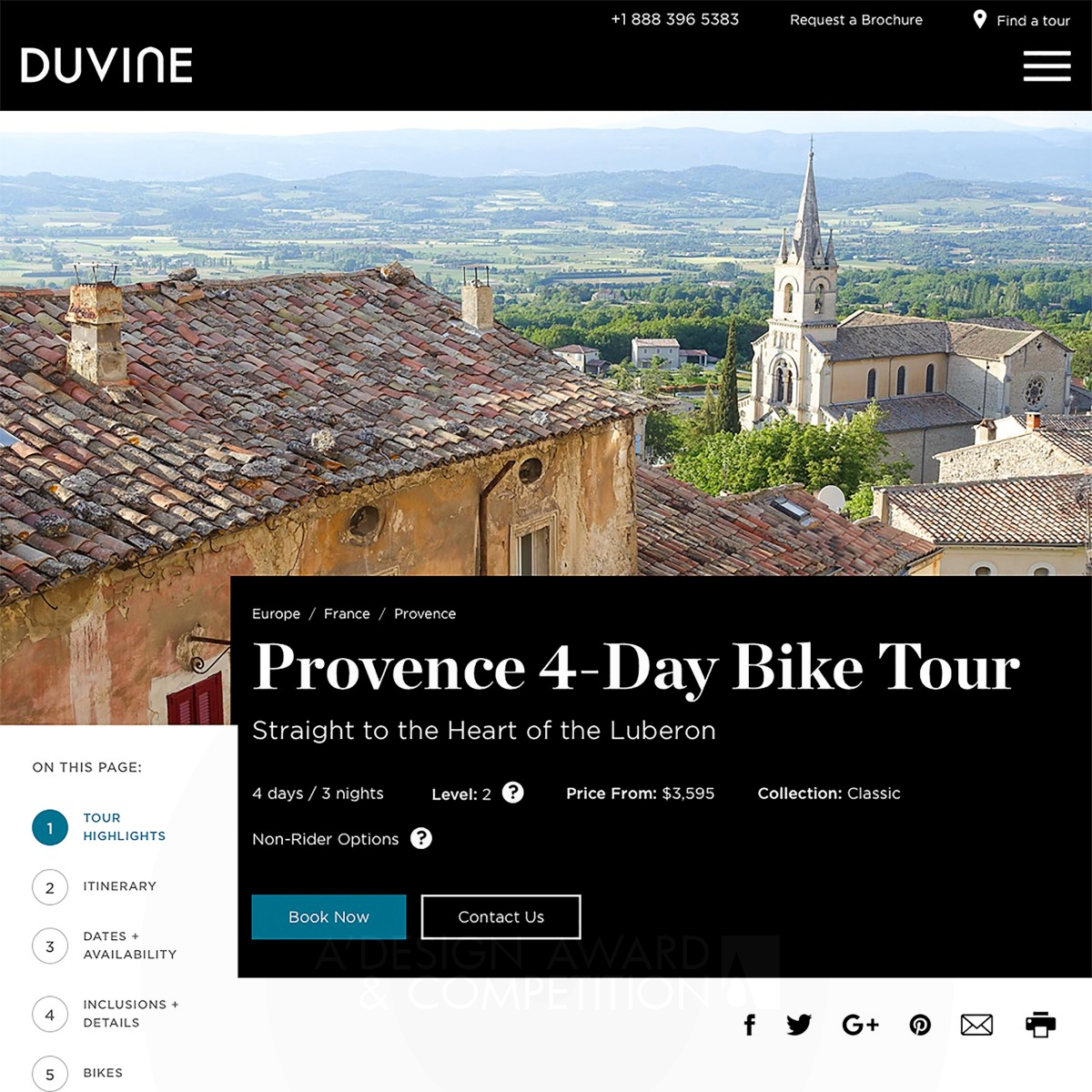 DuVine Website Redesign by Tank Design Iron Website and Web Design Award Winner 2019 