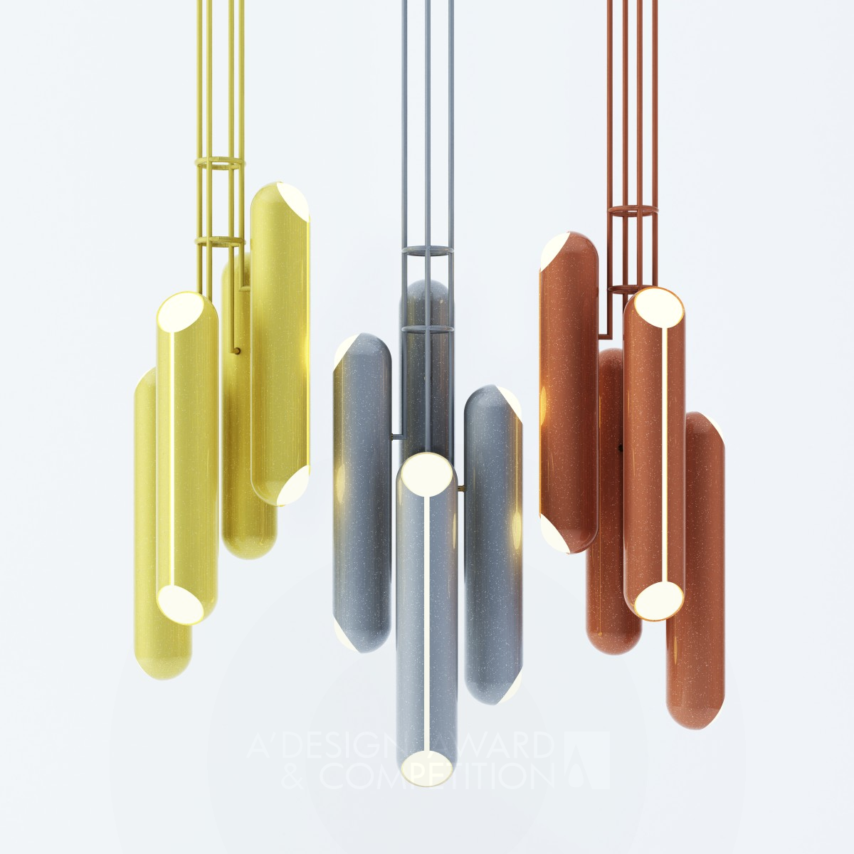 Bumble Pendant Lamp by Harun Ayaydin Bronze Lighting Products and Fixtures Design Award Winner 2019 