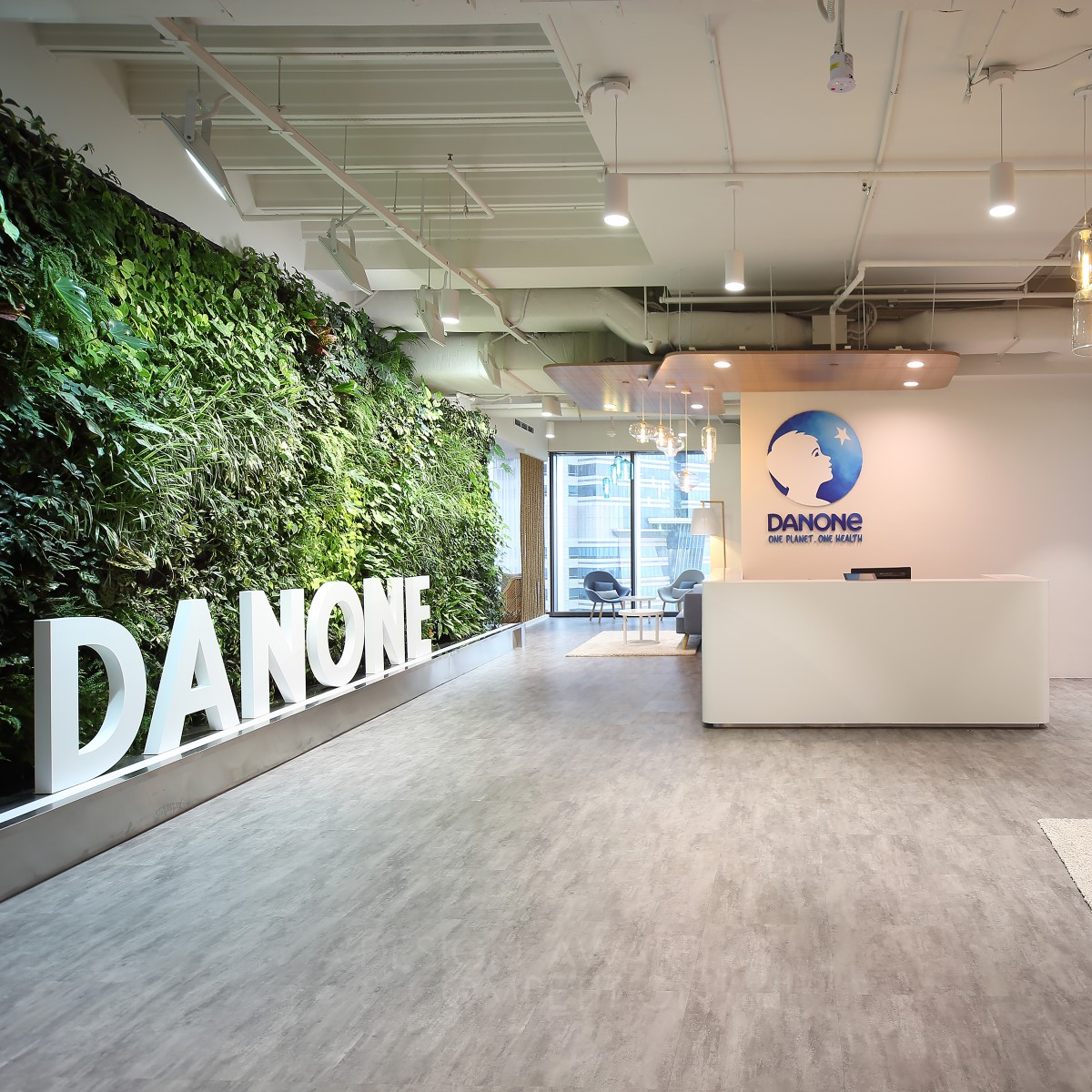 A Truly Sustainable Asian Hub, Danone  Office Design  by DB&B Bronze Interior Space and Exhibition Design Award Winner 2019 