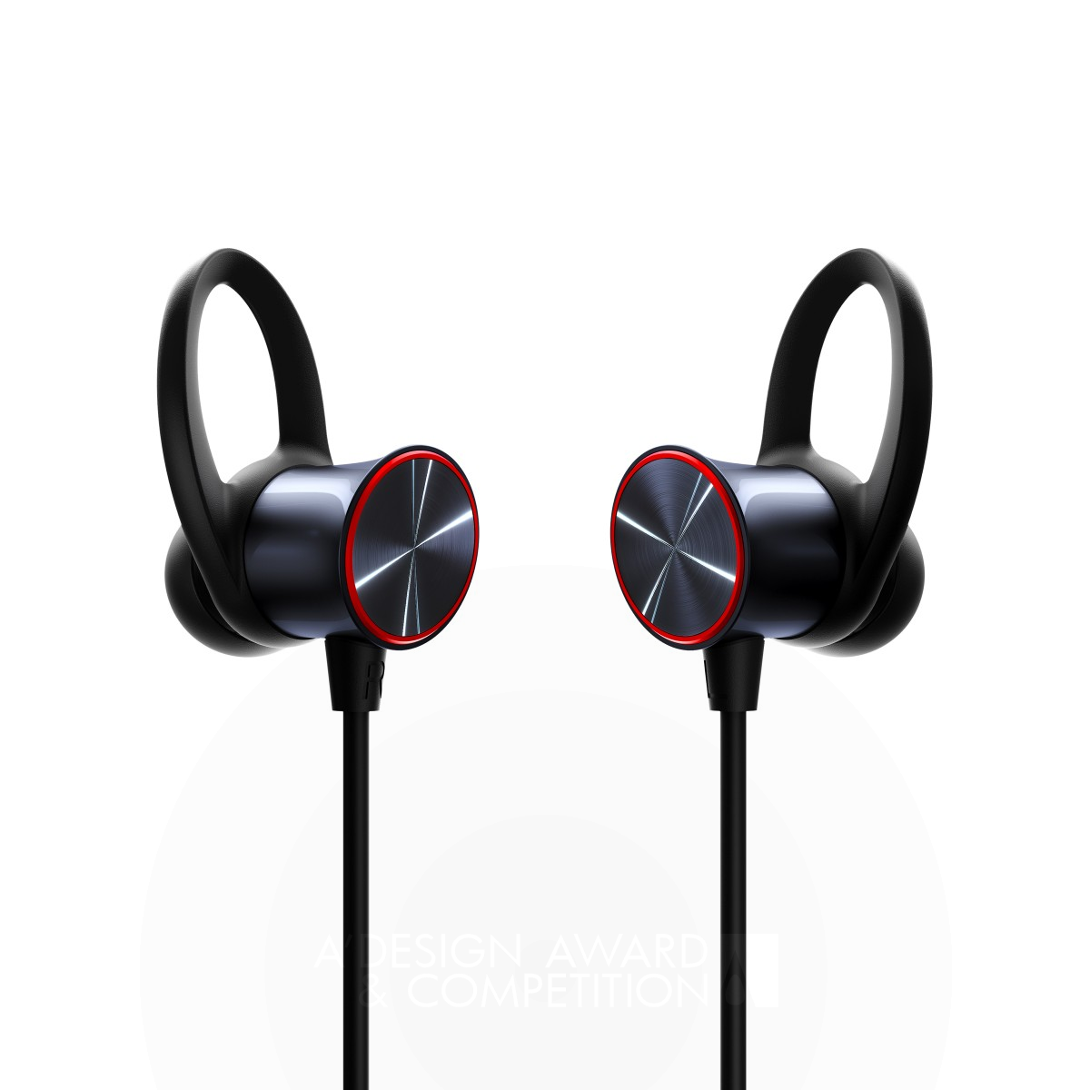 OnePlus Bullets Wireless Headphone by OnePlus Industrial Design Lab Golden Digital and Electronic Device Design Award Winner 2019 