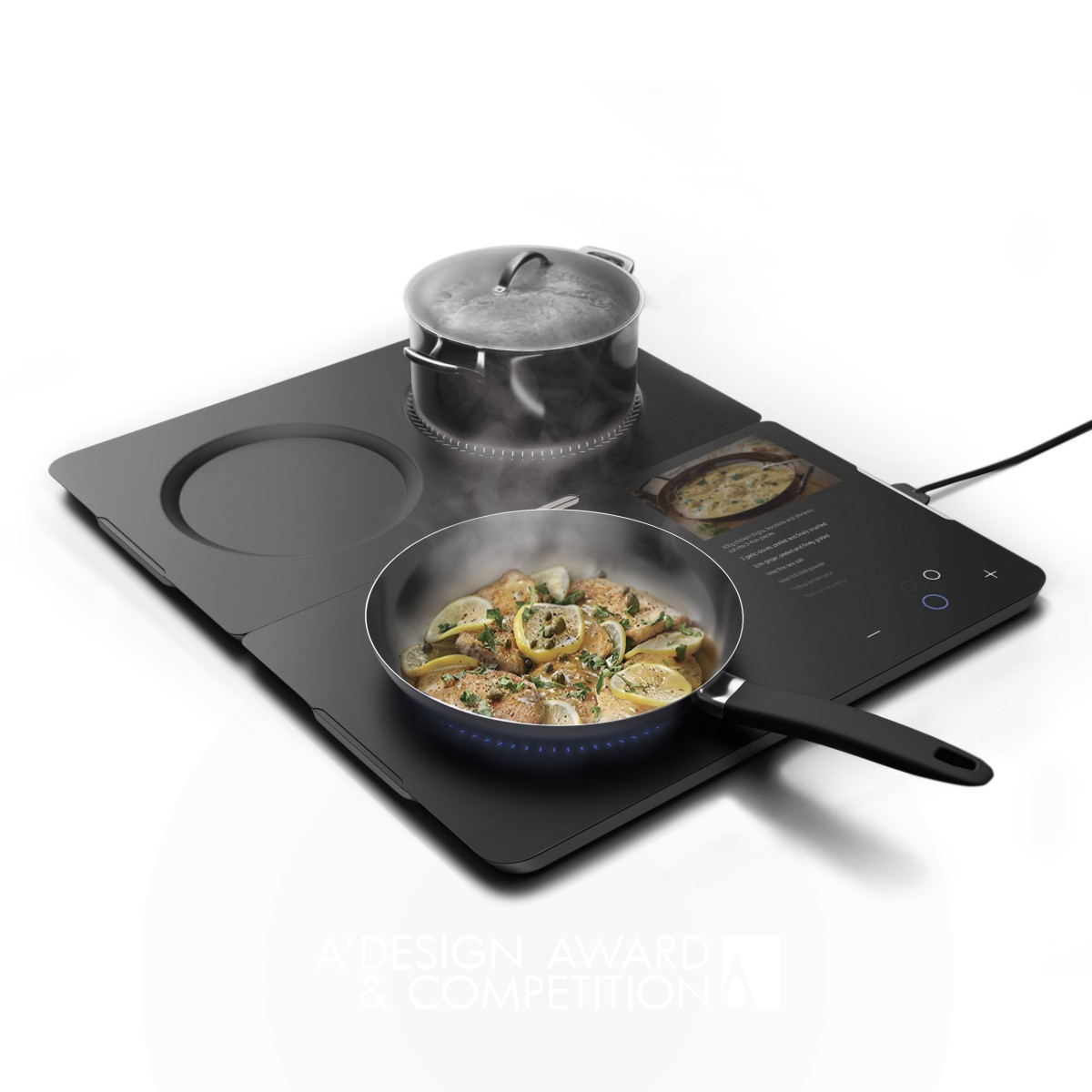 Quiett Induction Cooktop by Seokhyun Park and Dosun Shin Silver Home Appliances Design Award Winner 2019 