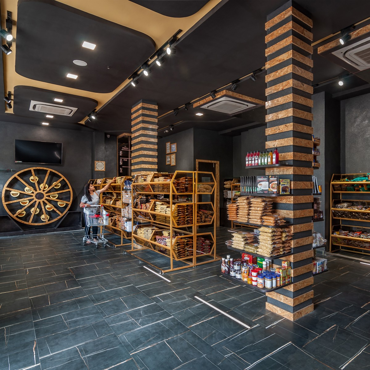 Ganesh Snacks Retail Shop by Amruta Thakkar Bronze Interior Space and Exhibition Design Award Winner 2019 