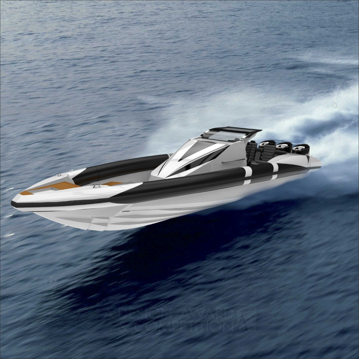 Cosmic 39 12m Rigid Inflatable Boat by Takis Samartzis Iron Yacht and Marine Vessels Design Award Winner 2019 