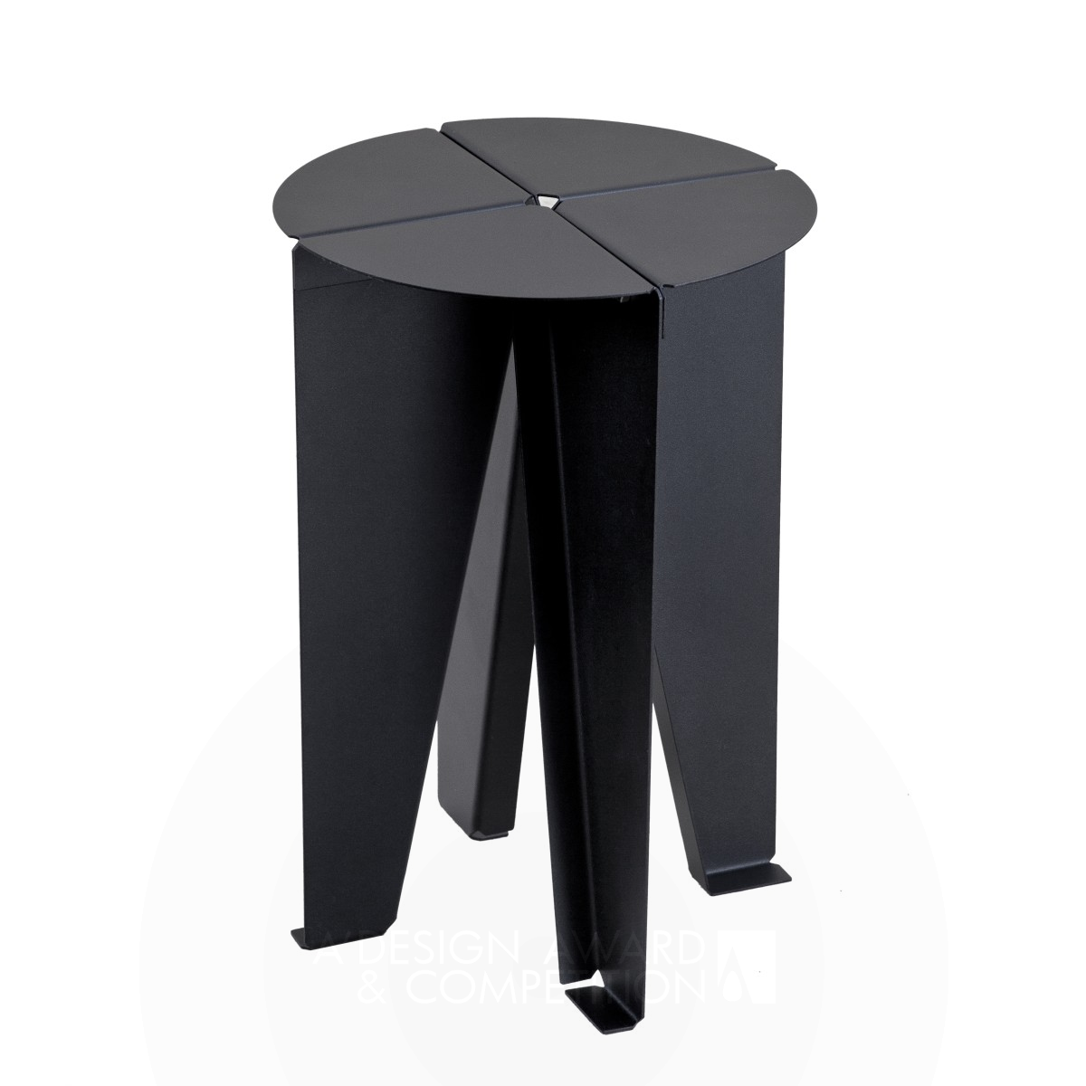 Qu4tro Stool or Sidetable by Marcos Bravo Bronze Furniture Design Award Winner 2019 