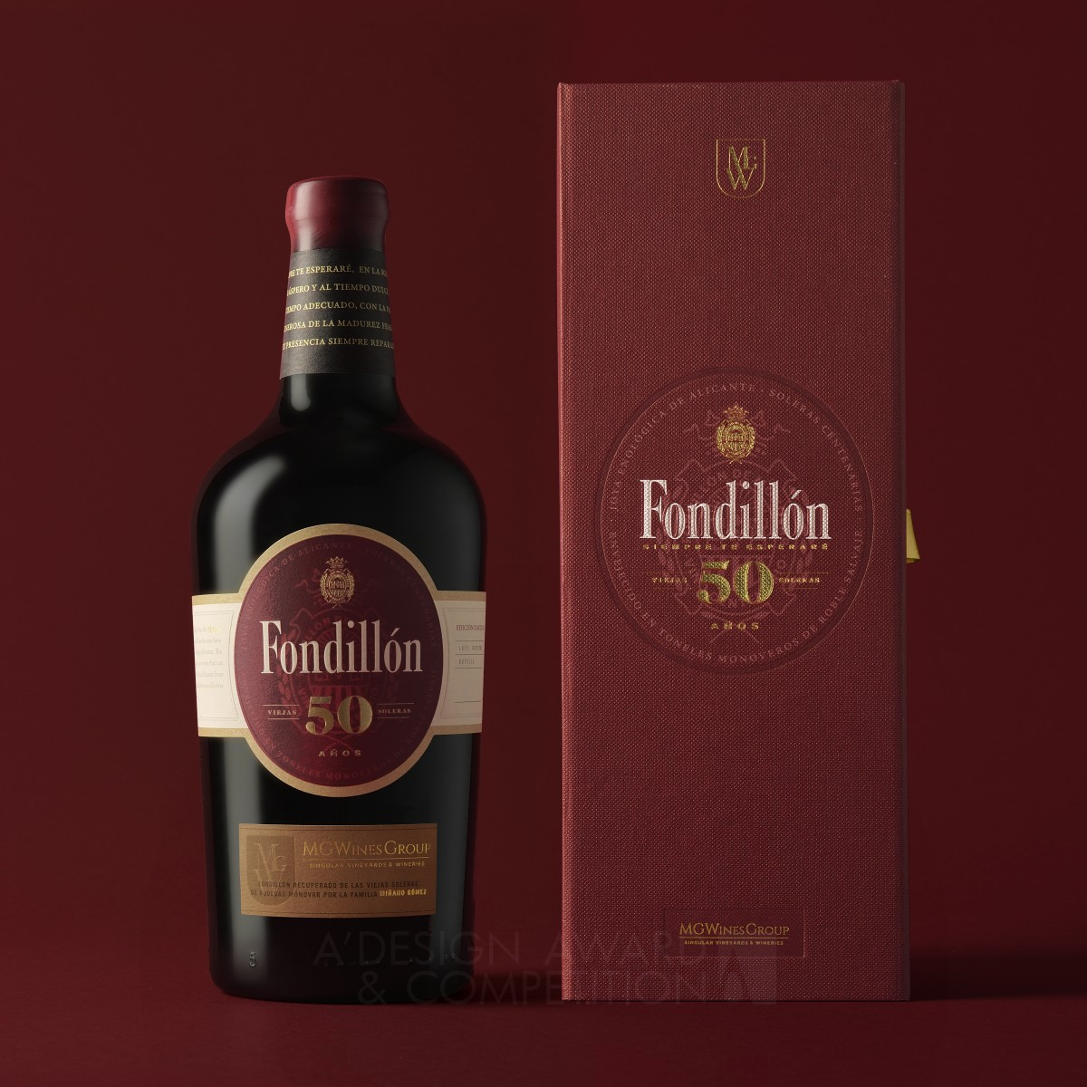 Fondillon 50 Years Wine Bottle by Estudio Maba Silver Packaging Design Award Winner 2019 