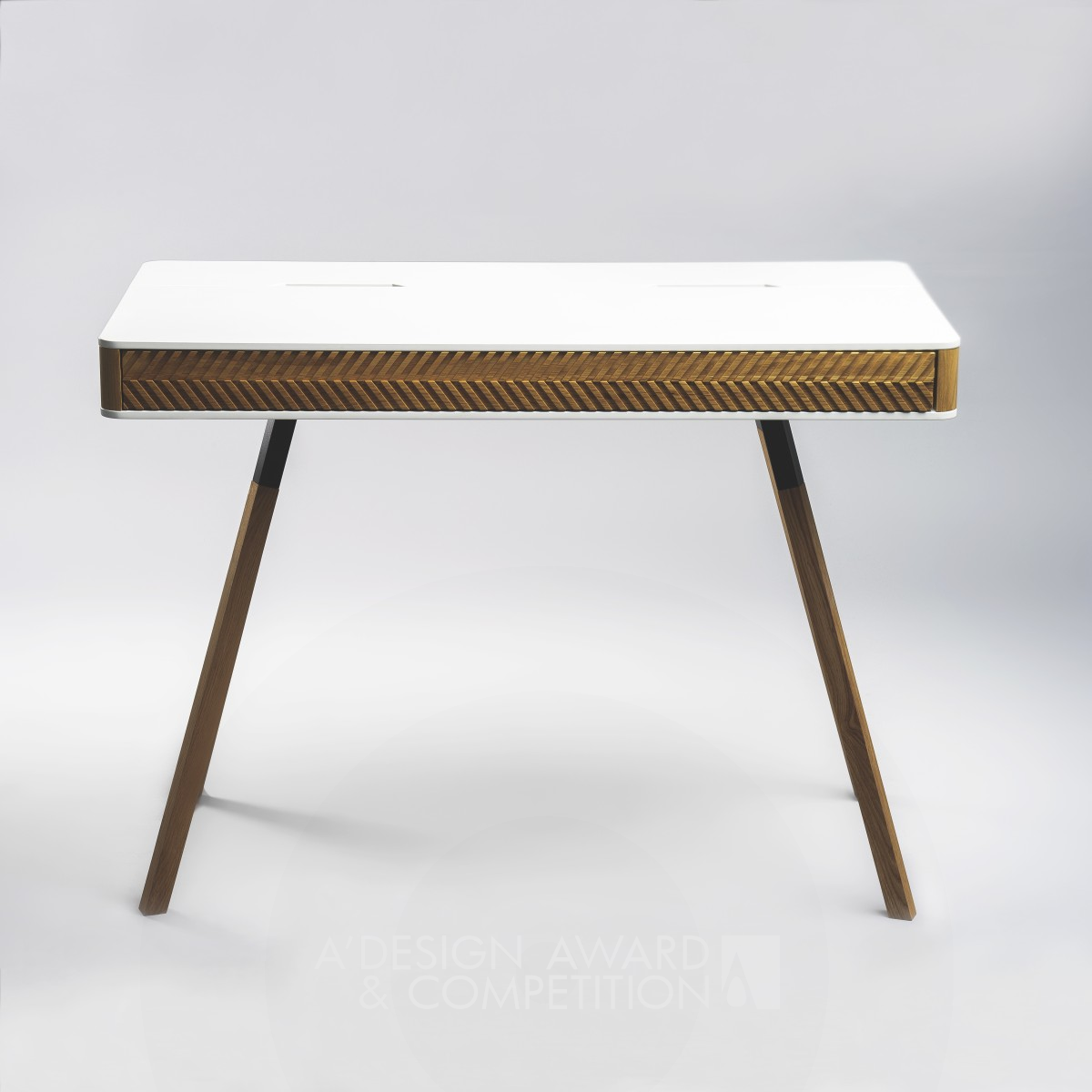 Herringbone Writing Desk by Agne Balke Silver Furniture Design Award Winner 2019 