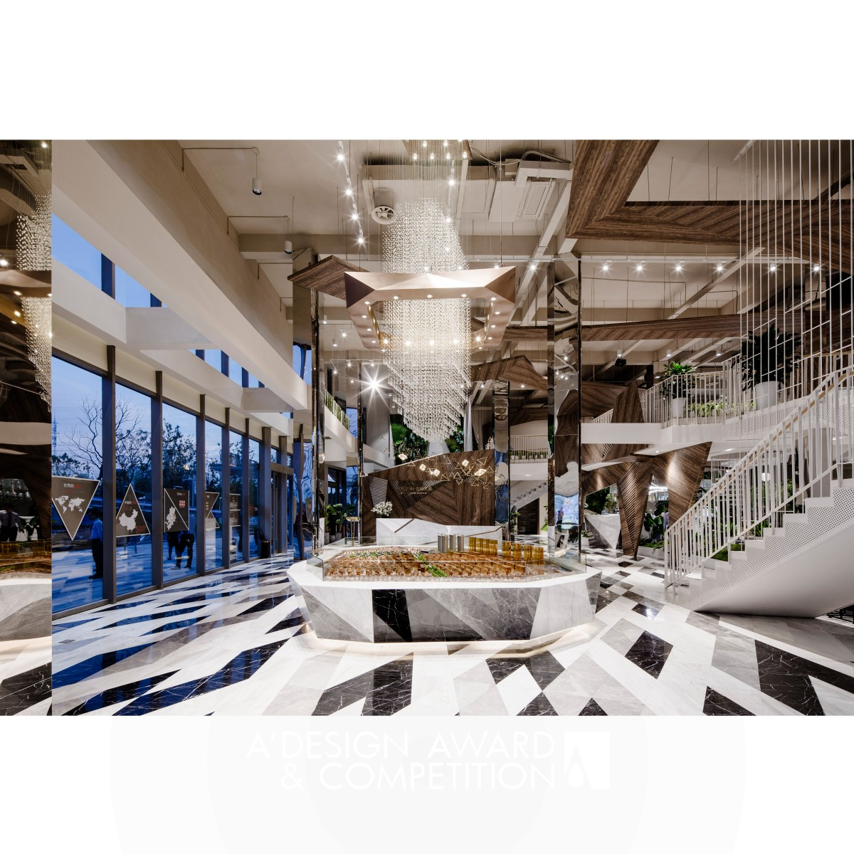 Vanke Park Avenue Sales Center Sales Center by Ruoyu Li Silver Interior Space and Exhibition Design Award Winner 2019 