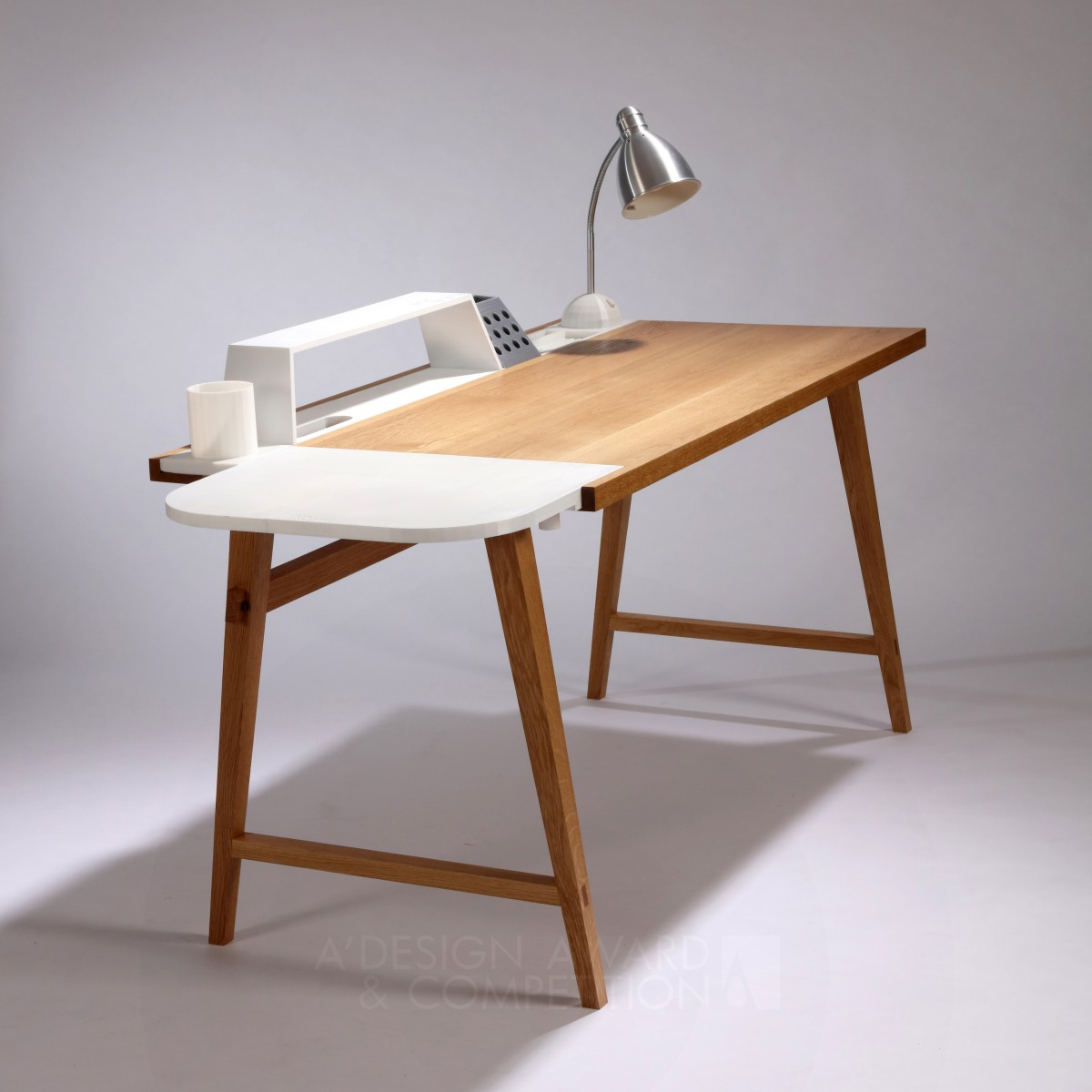 Deskware Item-integrated Desk by Bonghyun Lee Silver Furniture Design Award Winner 2019 