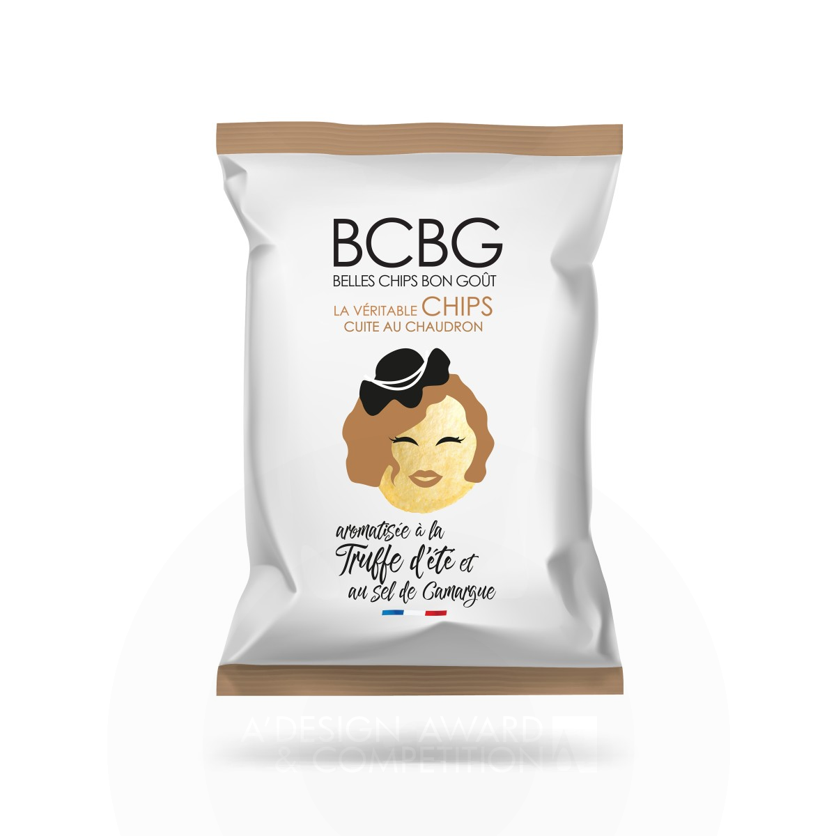 Chips BCBG Food Packaging by Arome Agency Bronze Packaging Design Award Winner 2020 