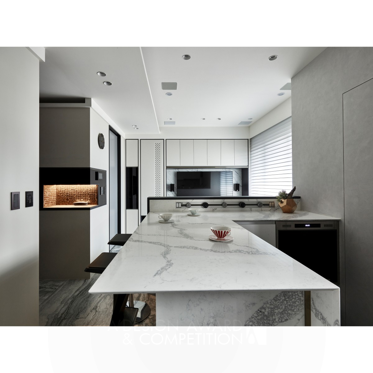 Calibration Compact Residential Condo by Thomas Y C Tsai - Alfonso Ideas Design Ltd Iron Interior Space and Exhibition Design Award Winner 2019 