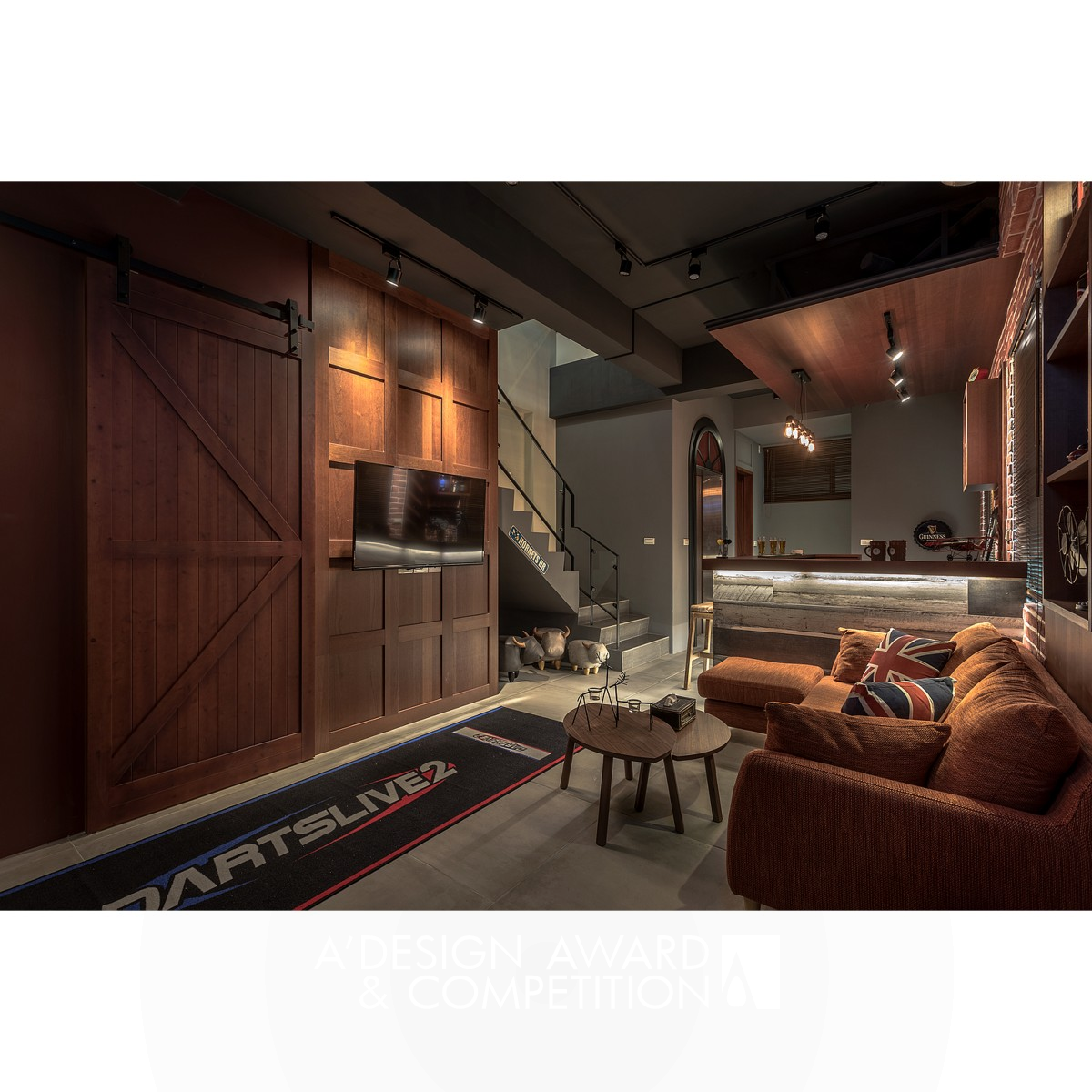 Social Fun Residential House by Yu Ching Jiun Bronze Interior Space and Exhibition Design Award Winner 2019 