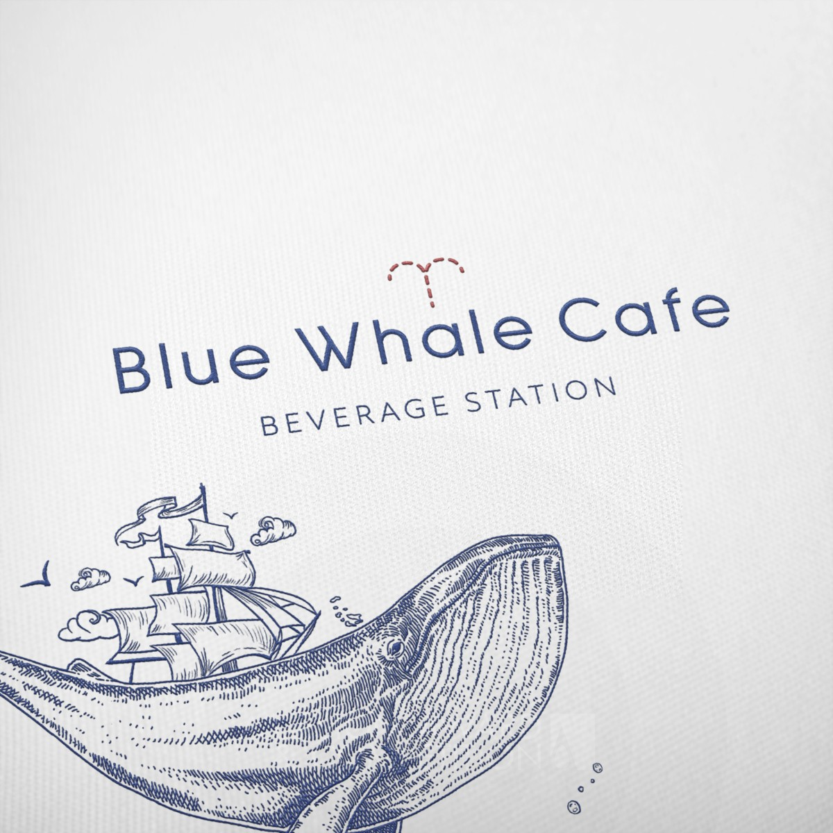 Blue Whale Cafe Branding Café Branding by Yunjin Jung Golden Graphics, Illustration and Visual Communication Design Award Winner 2019 