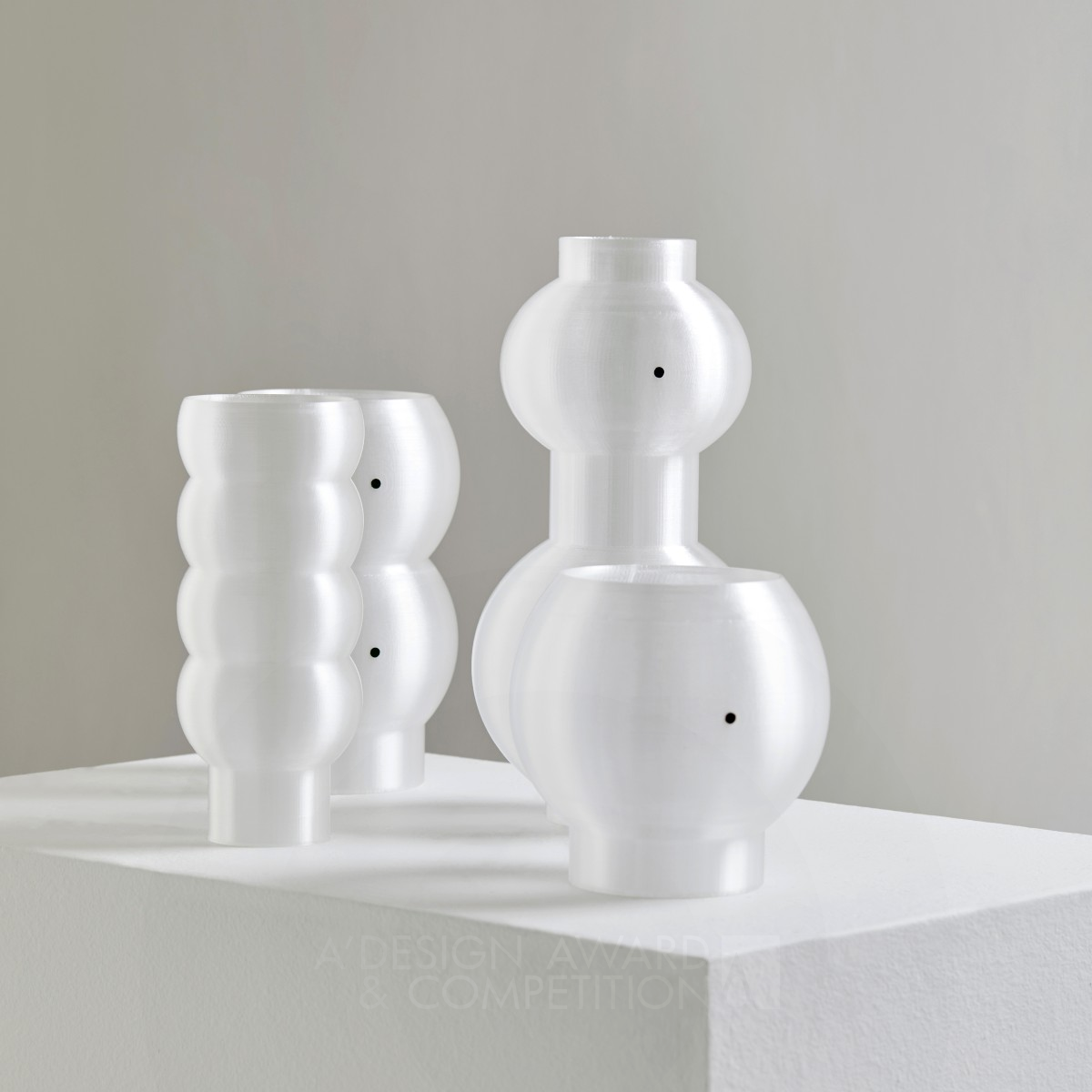 Bubble Vase Vase by Jongdae Ryu and Namgwon Lyu Iron 3D Printed Forms and Products Design Award Winner 2019 