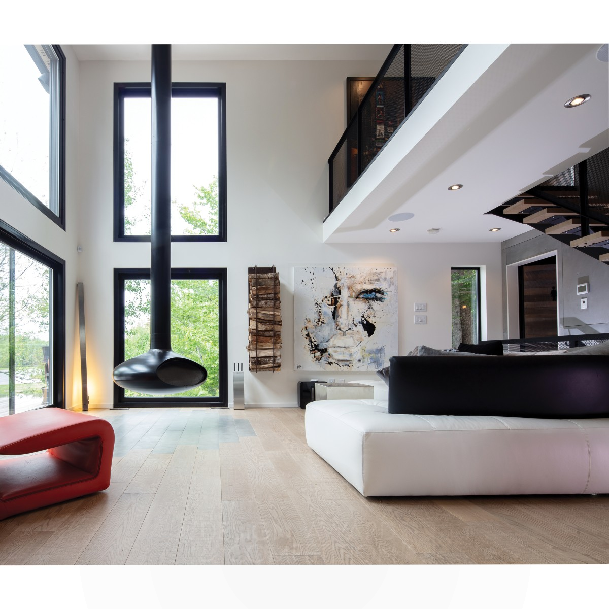 Nature Balance Residence House by Lise Fournier Bronze Interior Space and Exhibition Design Award Winner 2019 