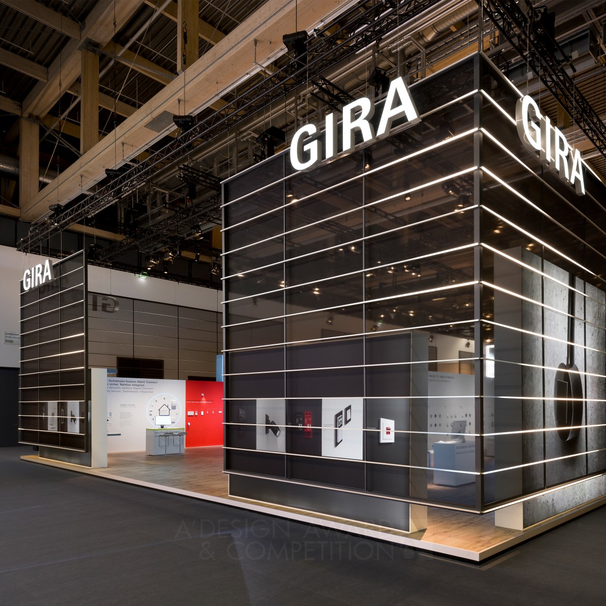 Gira Light & Building Fair Stand by Ueberholz GmbH Iron Interior Space and Exhibition Design Award Winner 2019 