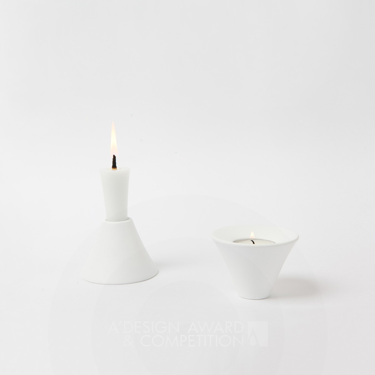 Diamond Fuji Candle Holder by Hiroyuki Sugiyama Bronze Furniture Design Award Winner 2019 