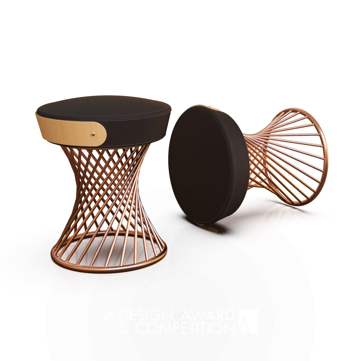 Era Stool by Arsalan Ghadimi and Saiedeh Jaafari Iron Furniture Design Award Winner 2021 