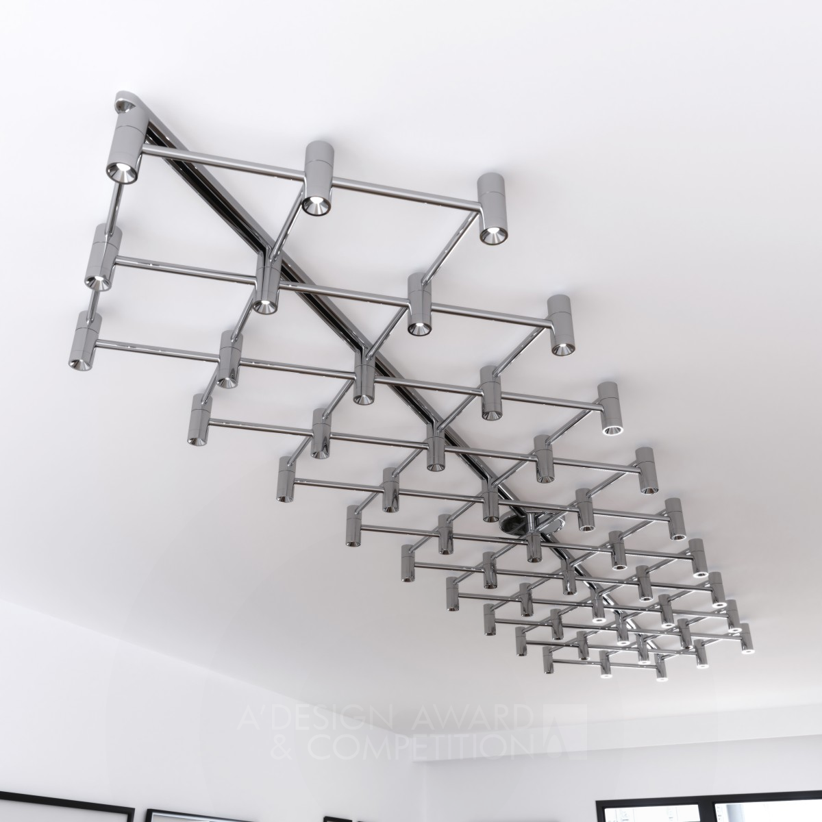 Lamp Chandelier by Andrea Cingoli Bronze Lighting Products and Fixtures Design Award Winner 2019 