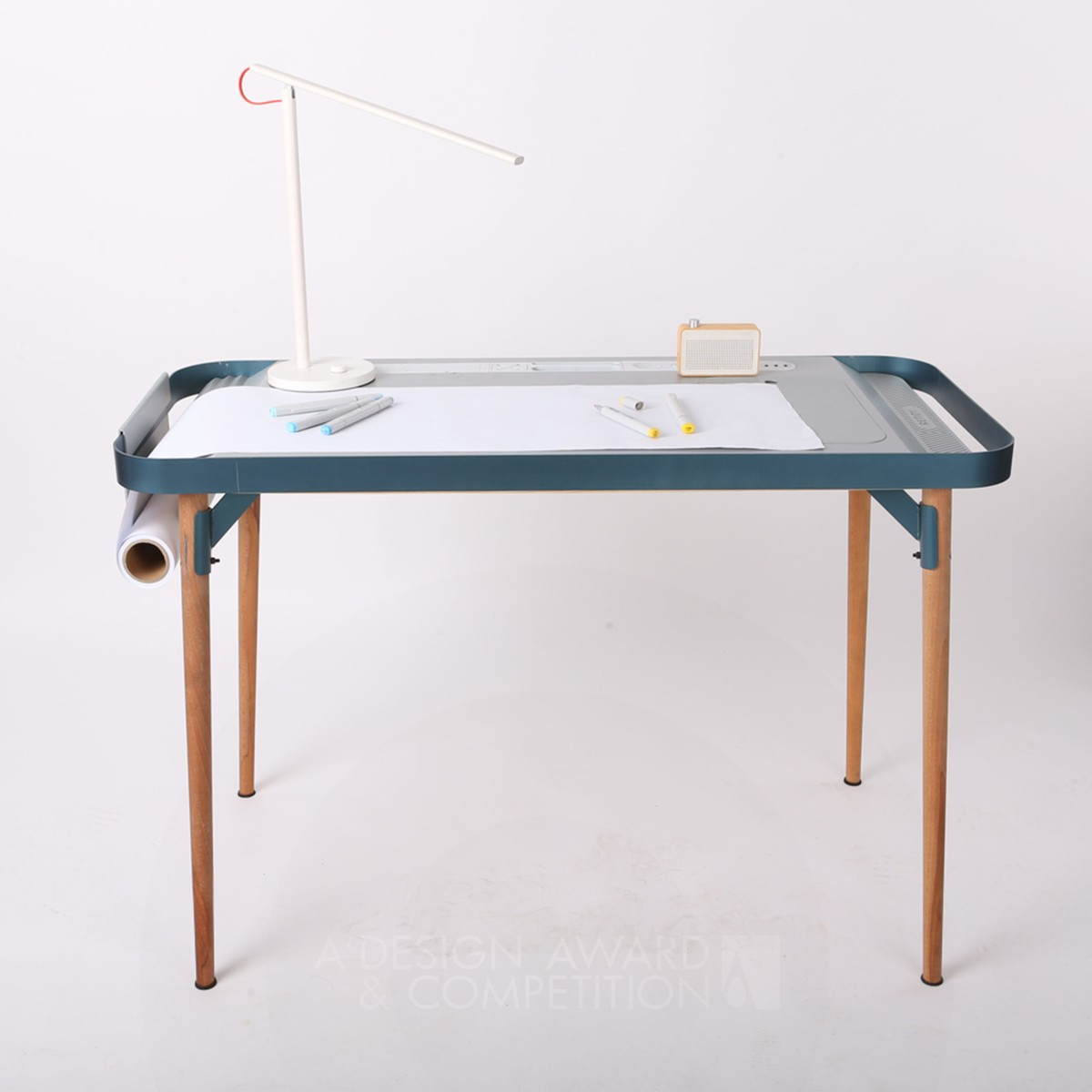 Modular Desk Design Table by Yuanyuan Yang Silver Furniture Design Award Winner 2019 