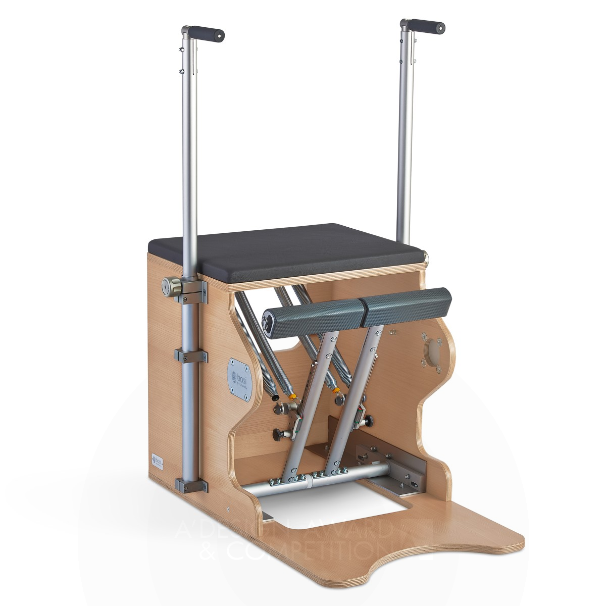 Wunda Chair Pilates Equipment  by Ceylan Ucgun Iron Sporting Goods, Fitness and Recreation Equipment Design Award Winner 2019 