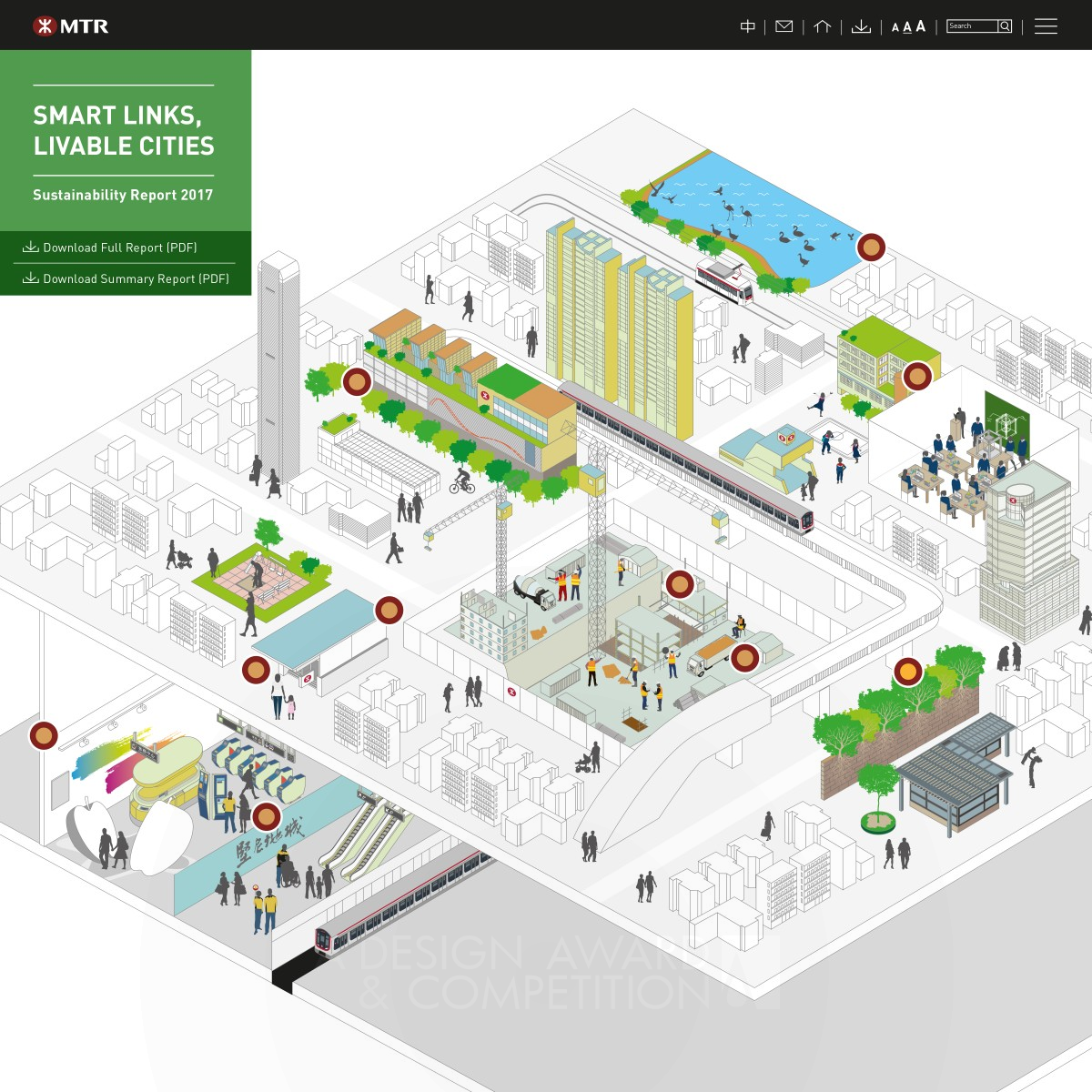 Smart Links Liveable Cities Report by Ng Wai Ming Chris Iron Website and Web Design Award Winner 2019 