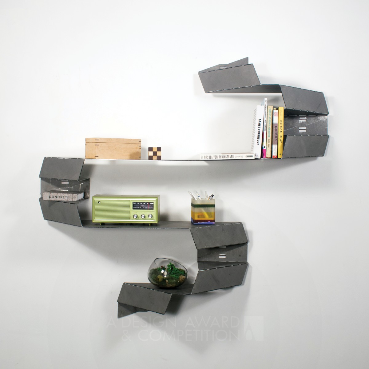 Terra Shelving System by Seth Gamson Bronze Furniture Design Award Winner 2019 