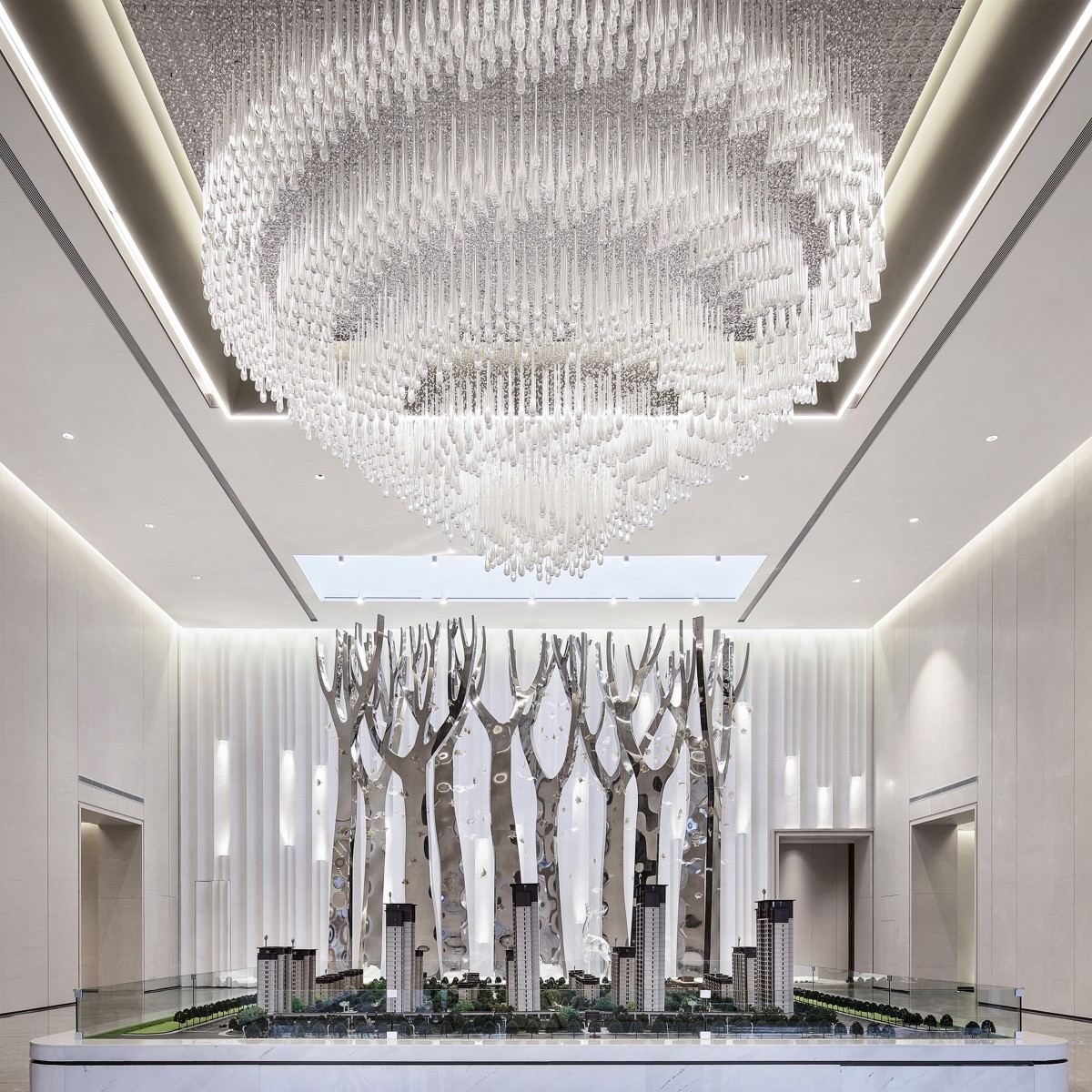 Flowers Dancing In Forests Marketing Center by Wang Shaoqing Silver Interior Space and Exhibition Design Award Winner 2019 