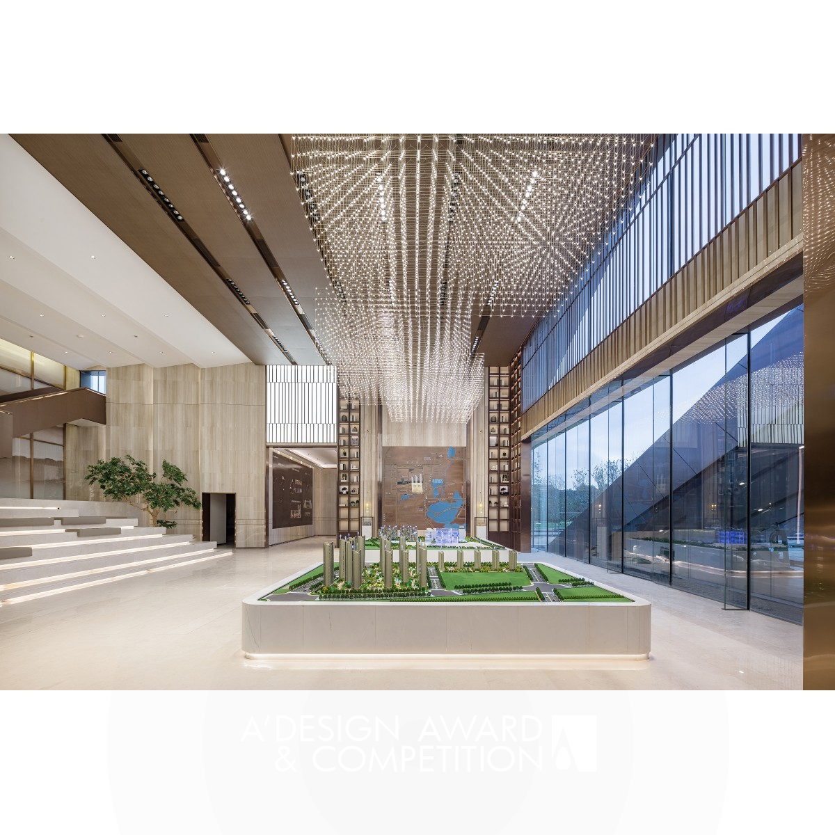 Qingdao Longhu Yucheng Sales Center Sales Center by Tengyuan Design Silver Interior Space and Exhibition Design Award Winner 2019 