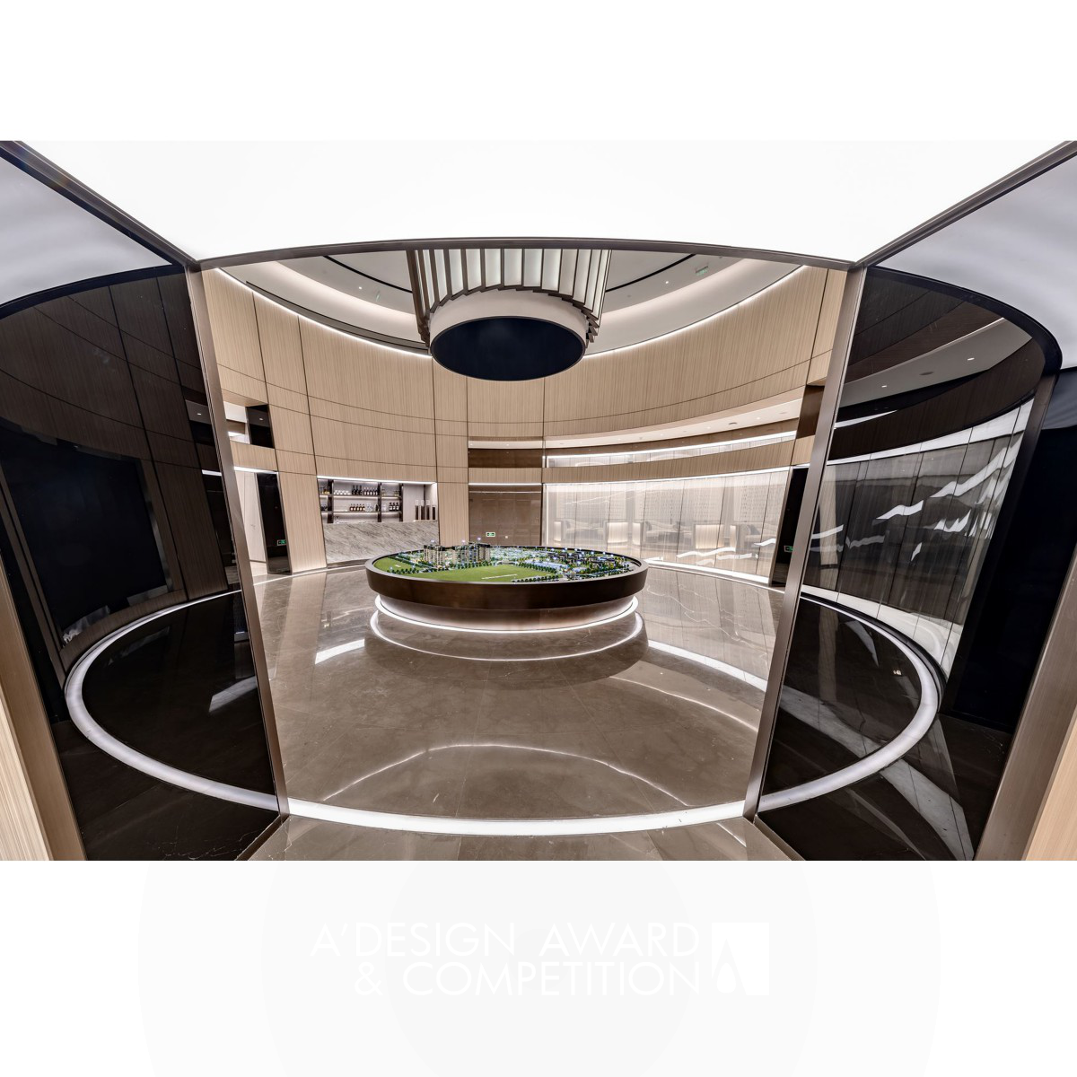 Circle sales center Sales Center by Kris Lin Bronze Interior Space and Exhibition Design Award Winner 2019 