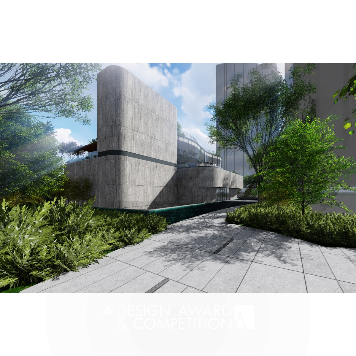 Yong Fu Intercontinental W Club hall Public Facility 3D Renderings by Bethel Design Bronze Computer Graphics, 3D Modeling, Texturing, and Rendering Design Award Winner 2019 