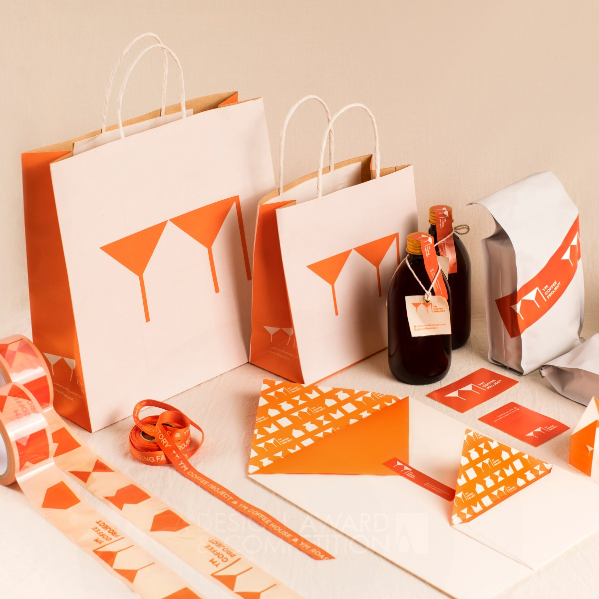 YM Coffee Project Brand Identity by BumSeok Hong Iron Graphics, Illustration and Visual Communication Design Award Winner 2019 