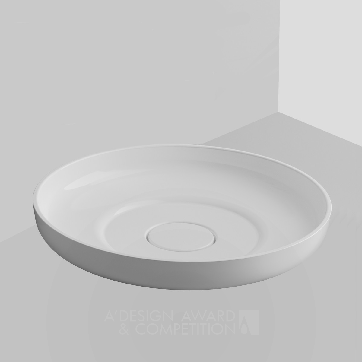 Viv Wasbasin by Marta Gebska Silver Bathroom Furniture and Sanitary Ware Design Award Winner 2019 