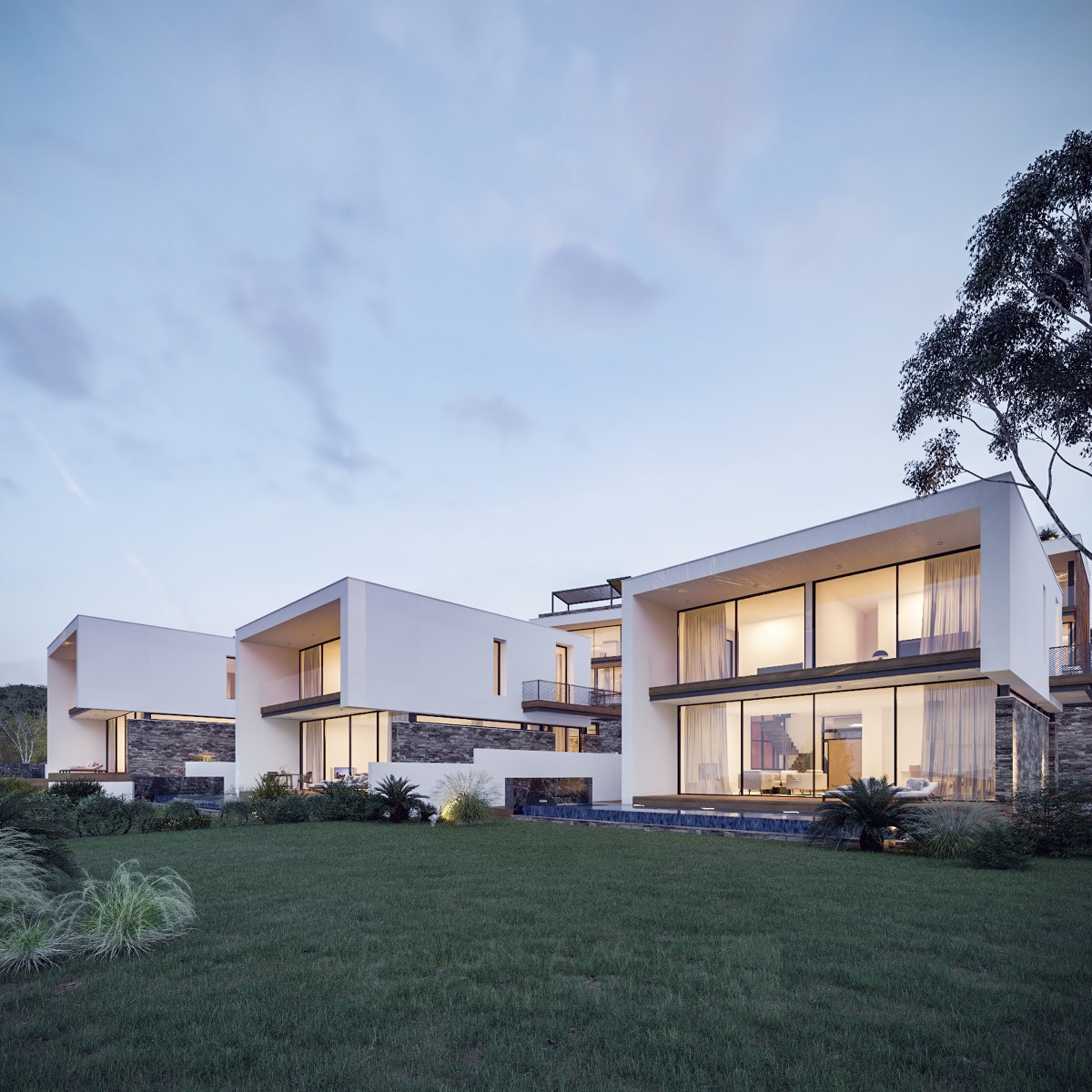 QUEENS SANDS VILLAS Residential Houses by George Kalaitzides Bronze Architecture, Building and Structure Design Award Winner 2019 