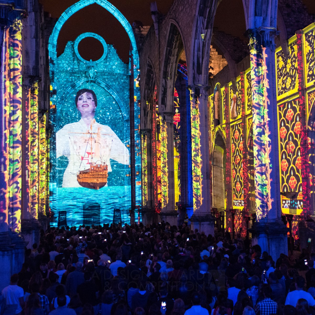 Lisbon Under Stars Immersive Light Show by OCUBO Golden Cultural Heritage and Culture Industry Design Award Winner 2019 