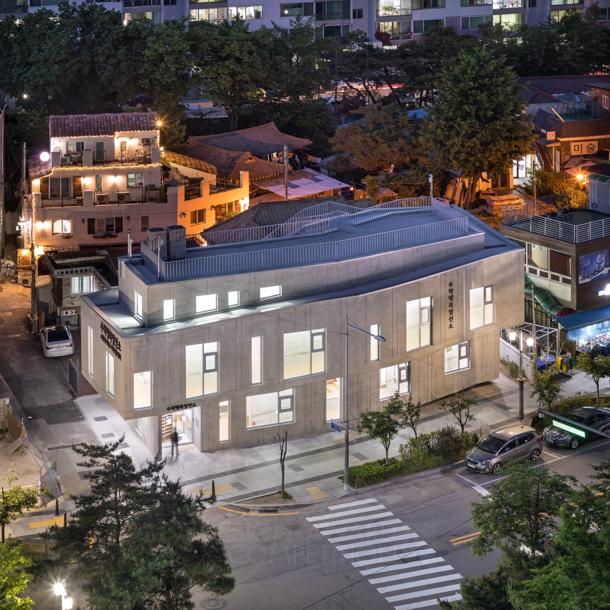 Sopoong-gil Community Community center by Unsangdong Architects Silver Architecture, Building and Structure Design Award Winner 2019 