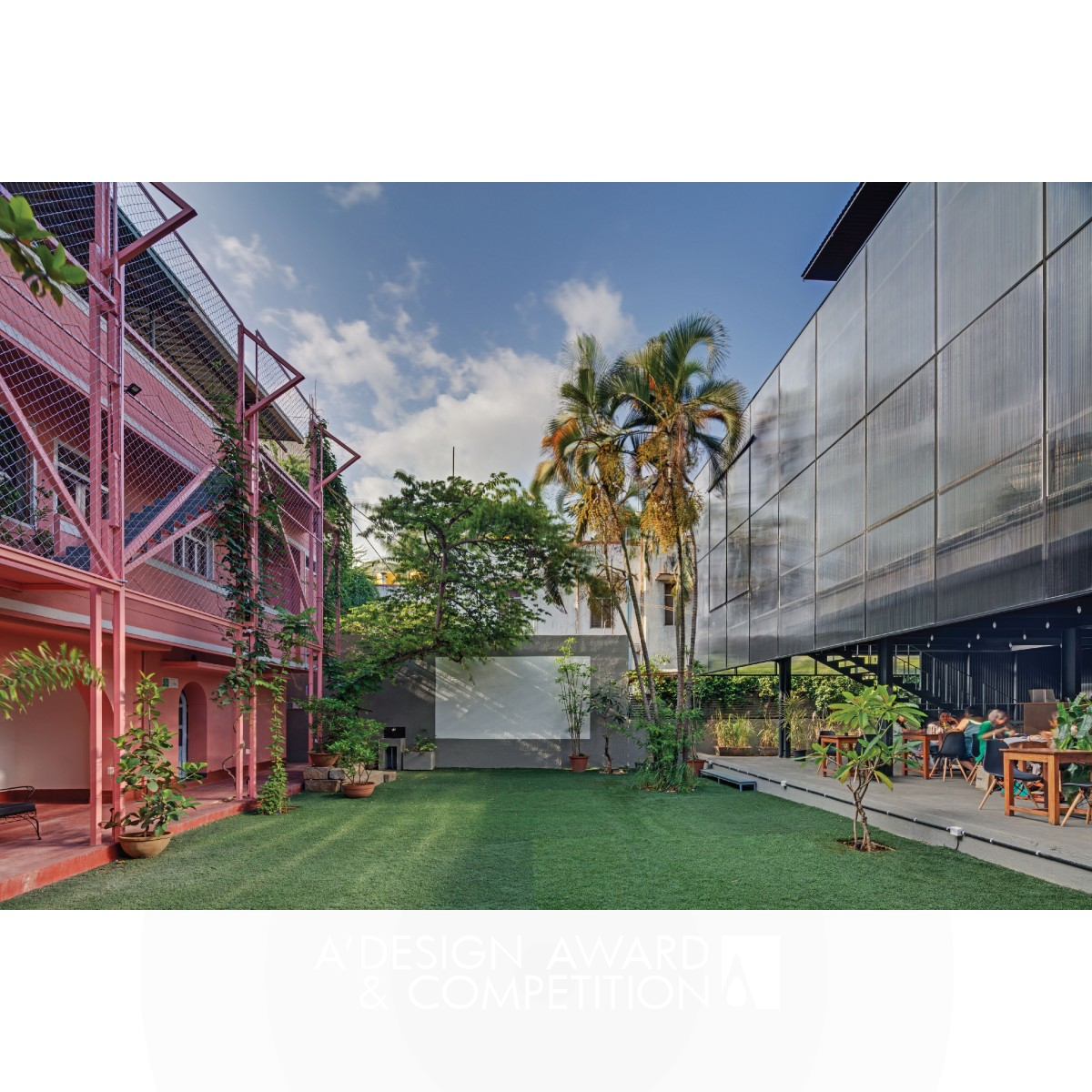 The Courtyard Recreational Space by Nischal Abhaykumar Bronze Architecture, Building and Structure Design Award Winner 2019 