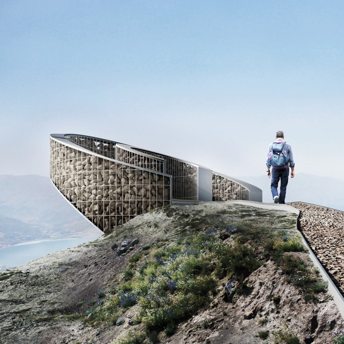 Volcano Eyes Observation Platform by Jaskó+Vági Építész Kft. Silver Architecture, Building and Structure Design Award Winner 2019 