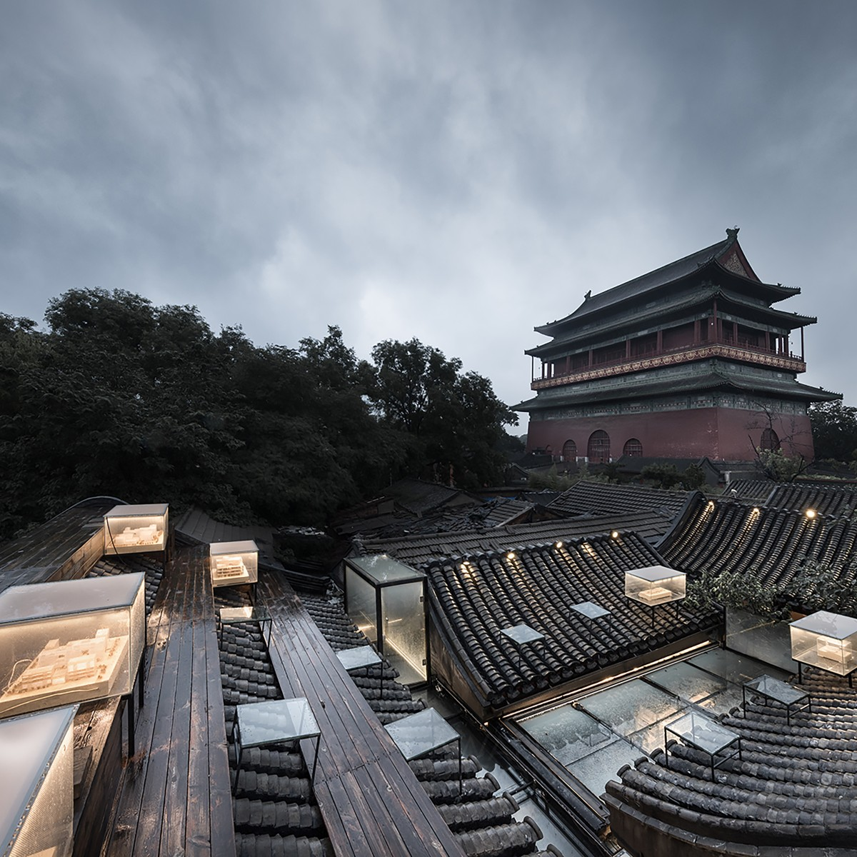 Courtyard Drum Tower Refurbished Office by RSAA - Büro Ziyu Zhuang Silver Architecture, Building and Structure Design Award Winner 2019 