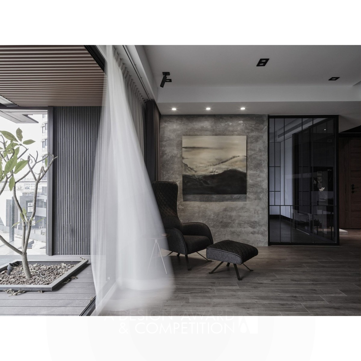 Tranquil Aesthetics Residence Residential Villa by Lin-Chang Man Bronze Interior Space and Exhibition Design Award Winner 2019 