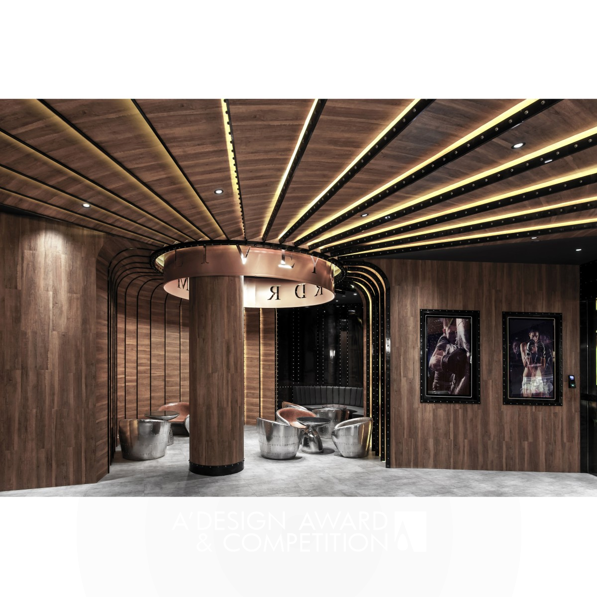 Fitness Club Club by Fuxi Lu Silver Interior Space and Exhibition Design Award Winner 2019 