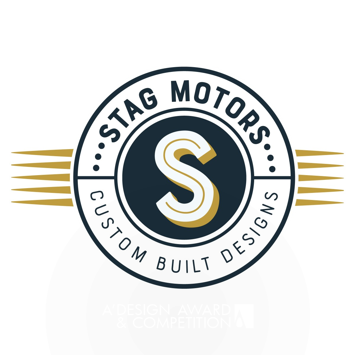 Stag Motors Logo by John Dockins - Path Media Iron Graphics, Illustration and Visual Communication Design Award Winner 2019 