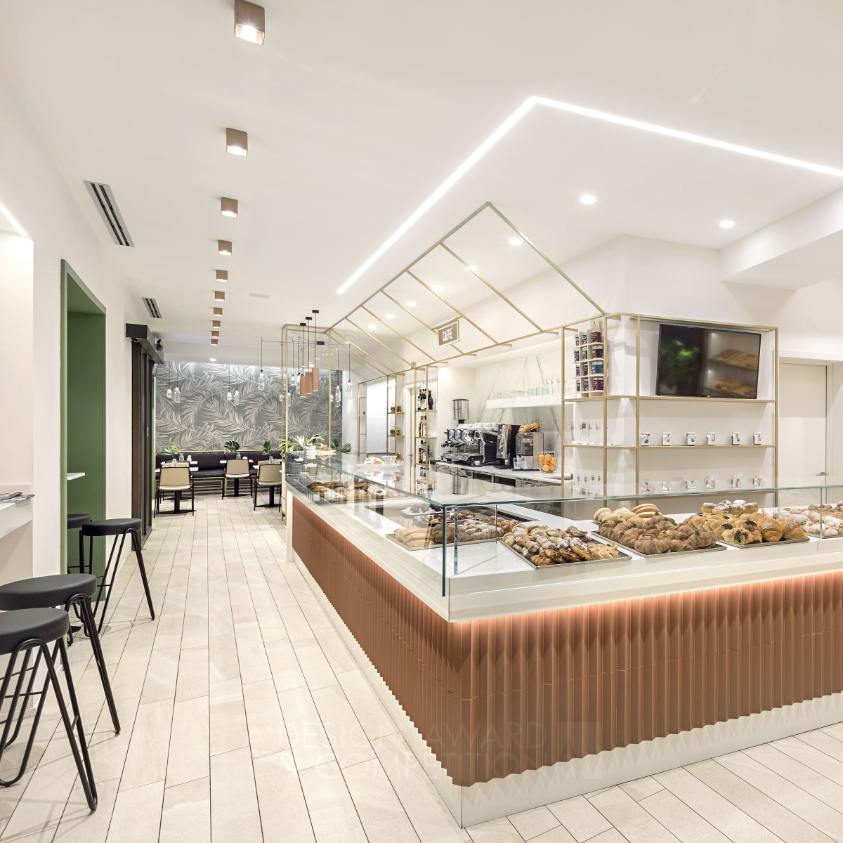 Zanotti Bread Pastries and Coffee by Flussocreativo Design Studio Silver Interior Space and Exhibition Design Award Winner 2019 