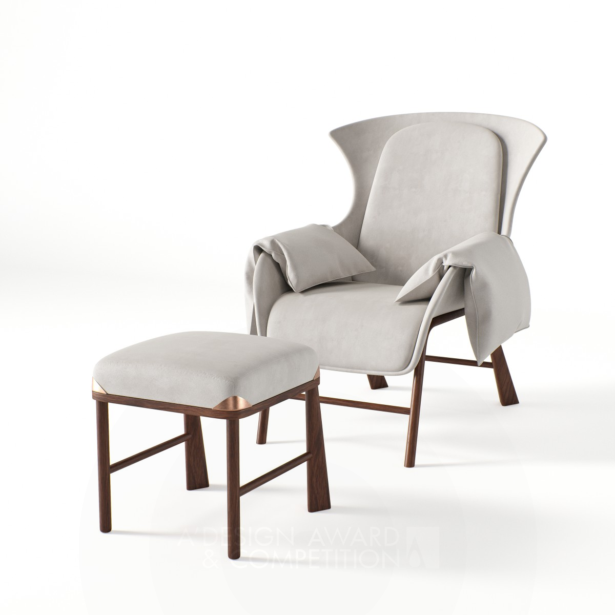 La Tarde Armchair by Linda Martins Silver Furniture Design Award Winner 2019 