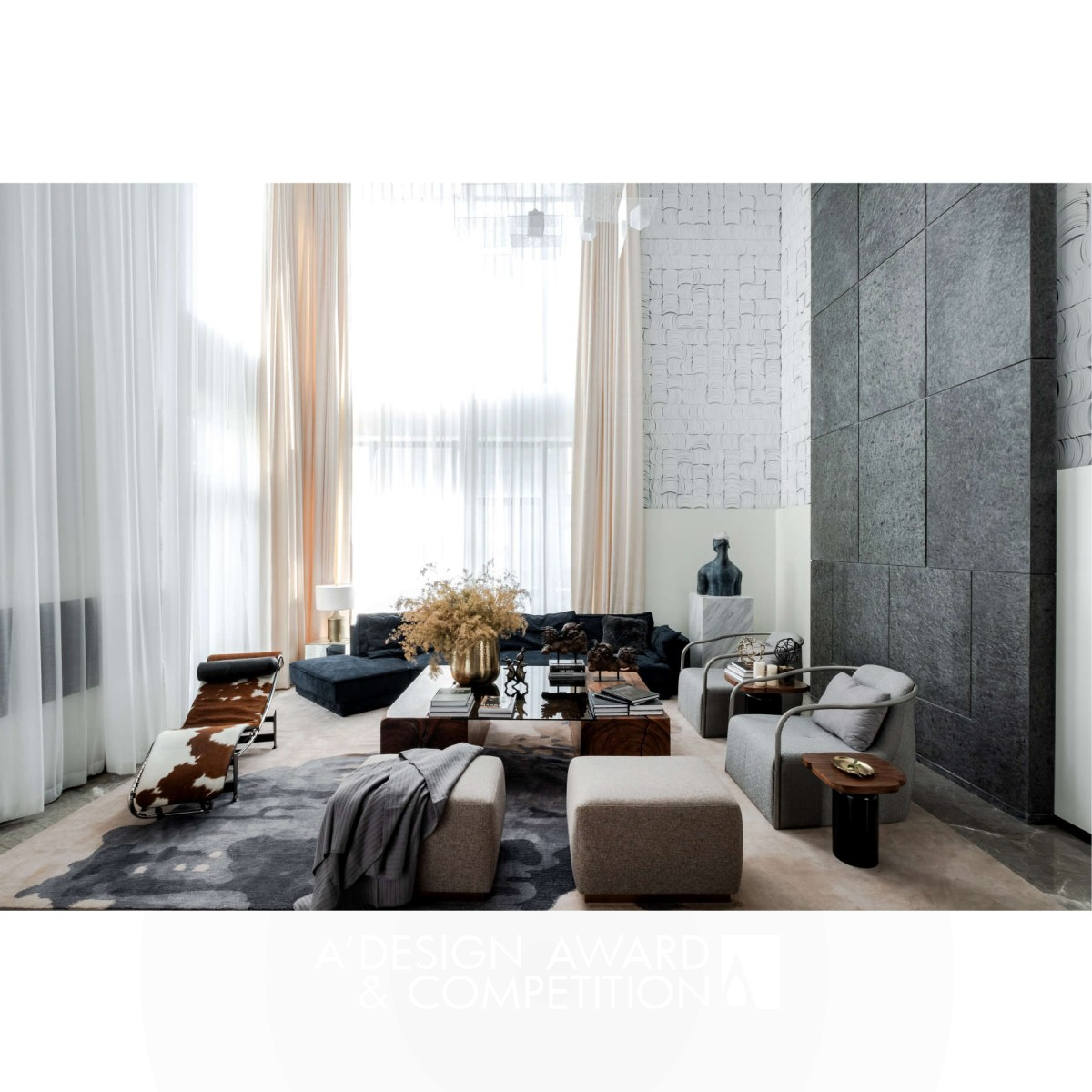 Shanhai Pithy C2 Model Room Show Flat by Xiaohui Chen and Jingwei Zhou Silver Interior Space and Exhibition Design Award Winner 2019 