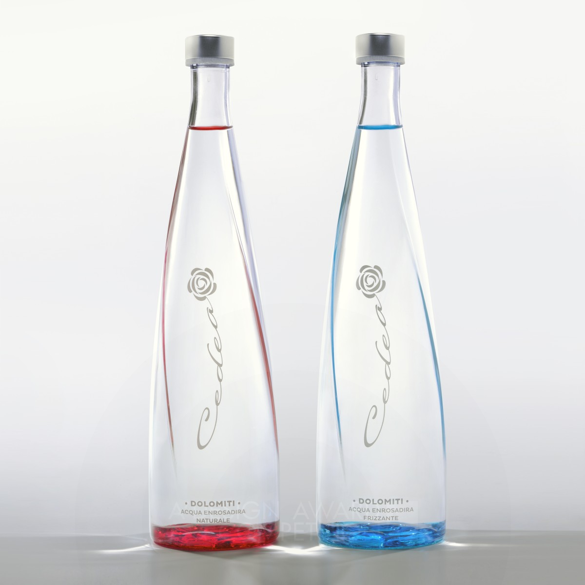 Cedea - Dolomites' Luxury Mineral Water Glass Bottled Mineral Water by Nick Pitscheider and Sharon Hassan Silver Packaging Design Award Winner 2019 