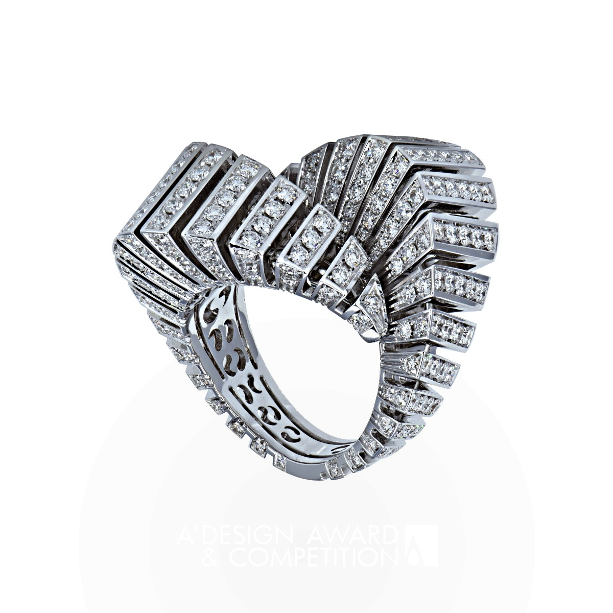 Opera Ring by Ghazaleh Lebaschi Silver Jewelry Design Award Winner 2019 