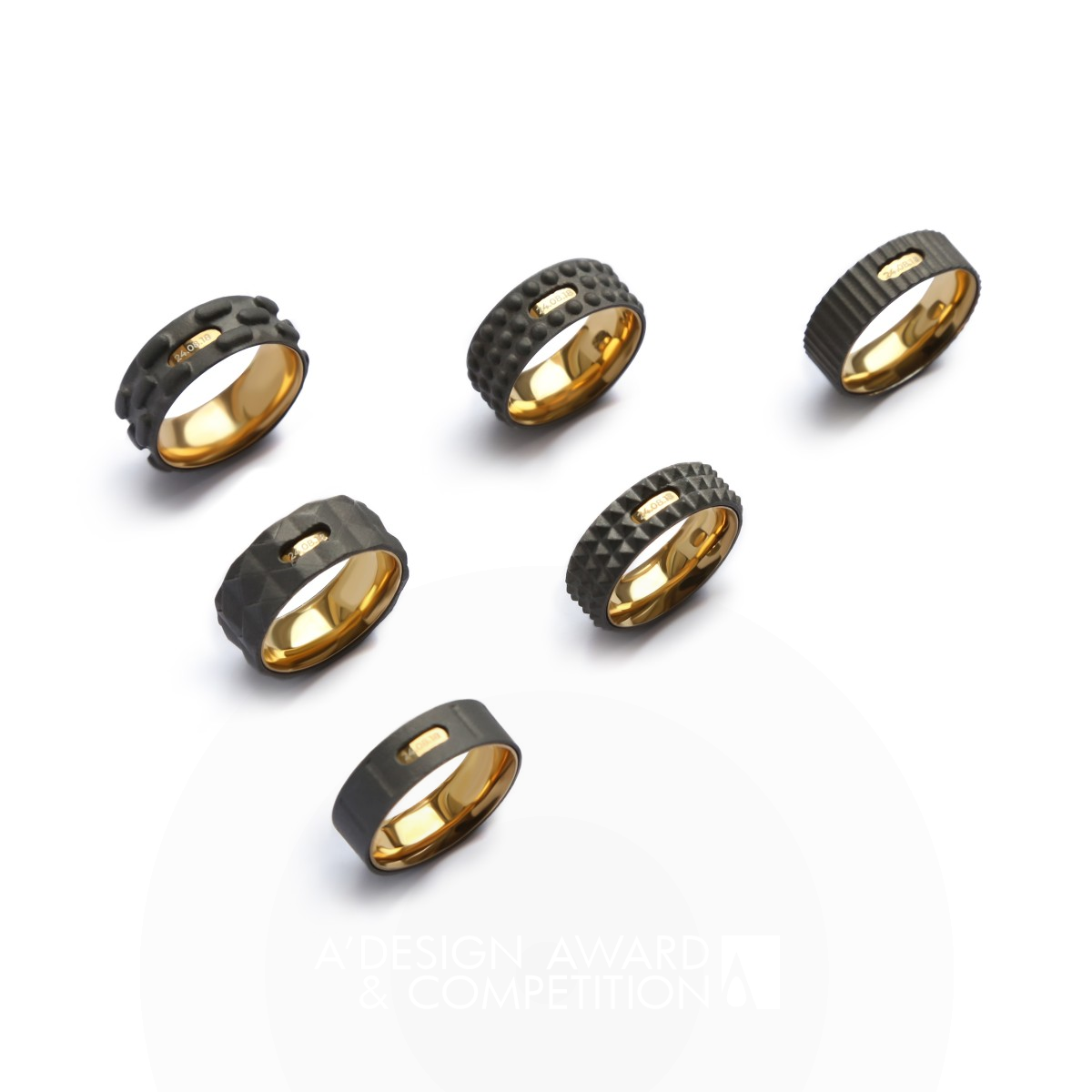 Industrial Wedding Rings by Igor Komov Golden Jewelry Design Award Winner 2019 