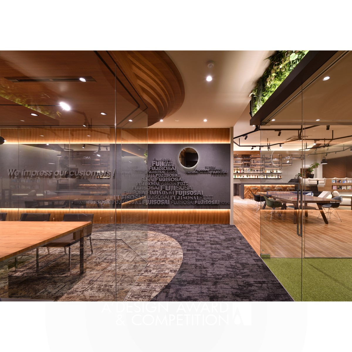 Fuji Sosai Office Funeral Home Operating Company by Akihiro Ichinose Silver Interior Space and Exhibition Design Award Winner 2019 