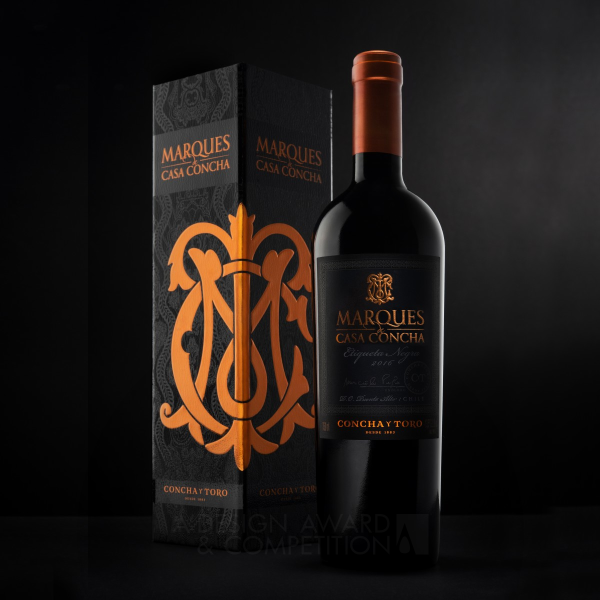 Marques de Casa Concha Wine Packaging by Ximena Ureta Silver Packaging Design Award Winner 2019 